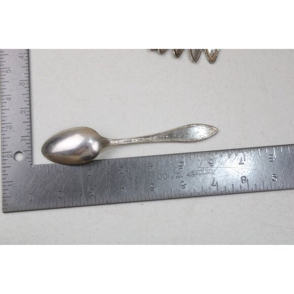 William A Rogers Mystic Coronet Silverplate Teaspoon Tea Spoon ANTIQUE 93609 - Picture 5 of 5